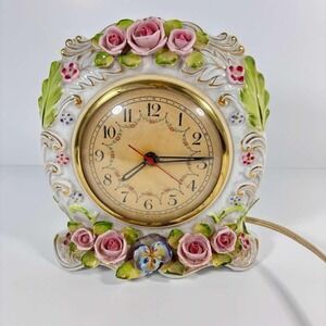 Vintage William L Gilbert‎ Self Starting China Electric Clock- Japan-Not Working